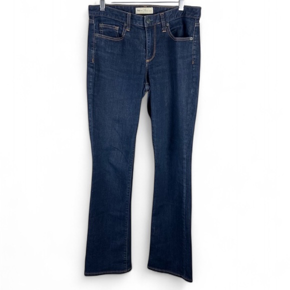 GAP 1969 Perfect Boot Jeans - Size 28R - Dark Rinse Denim - Picture 1 of 12
